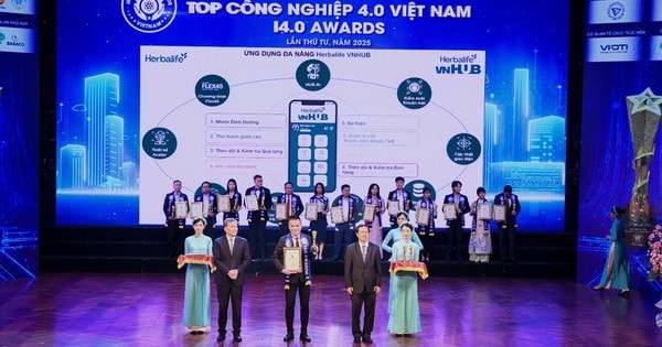 Herbalife Việt Nam đạt giải thưởng “Top Công Nghiệp 4.0” lần thứ 3 với Ứng dụng Herbalife VNHUB