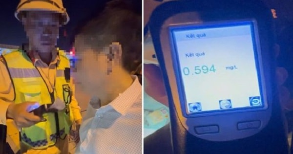 Tài xế vi phạm nồng độ cồn kịch khung vẫn lái xe trên cao tốc Hà Nội - Hải Phòng