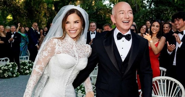 Nữ MC 56 tuổi đẹp lộng lẫy trong đám cưới xa hoa với tỷ phú Jeff Bezos