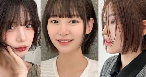 Cắt tóc ngắn, quan trọng nhất là chọn đúng kiểu: Gò má cao, mặt tròn nên cắt thế này để che bớt khuyết điểm