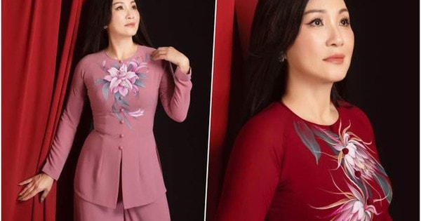Nghệ sĩ Hồng Đào gợi ý áo dài cho các quý cô tuổi trung niên