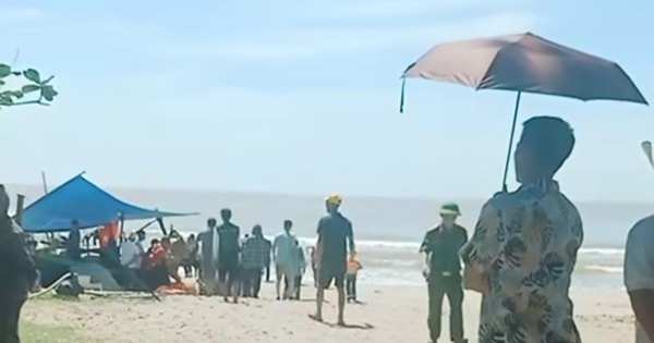 Một người mất tích, một người nguy kịch khi tắm biển Sầm Sơn