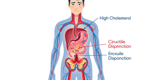 Cholesterol cao có thể gây rối loạn cương dương?