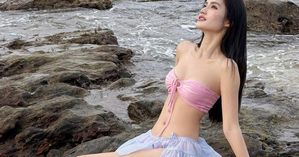 Hoa hậu Ý Nhi khiến cộng đồng mạng 'dậy sóng' khi diện bikini với 'góc nghiêng thần thánh'