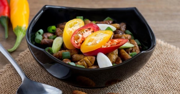 Món nhộng tằm rất ngon nhưng mẹ dặn tôi phải biết một điều, kẻo một lần ăn sai cả đời sợ hãi