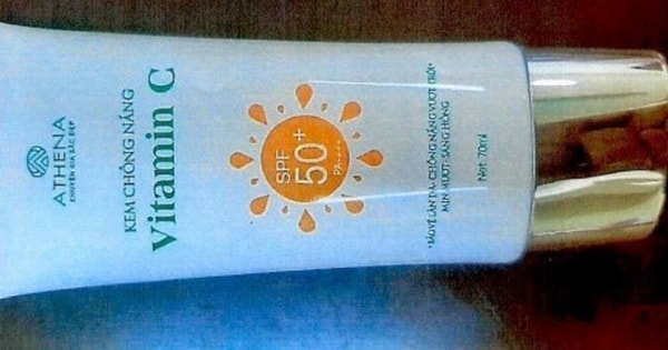 Lâm Đồng đình chỉ lưu hành, thu hồi trên toàn tỉnh kem chống nắng Vitamin C