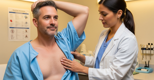 5 triệu chứng cảnh báo ung thư vú ở nam giới không nên bỏ qua