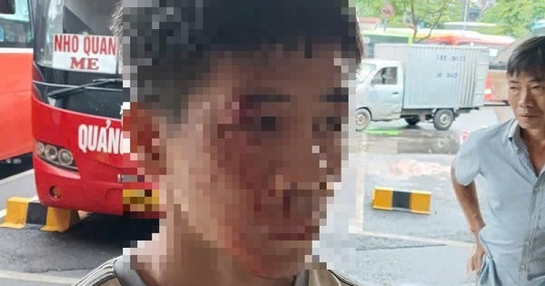Phụ xe tố bị tài xế nhà xe khác đánh tới tấp tại Bến xe Giáp Bát