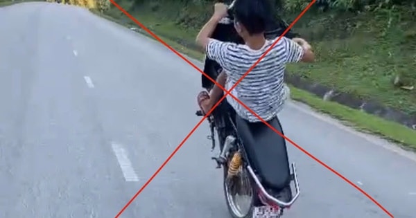 Xử lý thanh niên 18 tuổi không đội mũ bảo hiểm, 'bốc đầu' xe trên quốc lộ