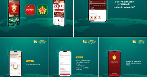 BIDV, Vietcombank, Agribank… đồng loạt hướng dẫn nhận tiền an sinh xã hội qua VNeID