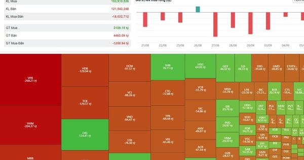 Nhà đầu tư 'đau tim' khi VN-Index bất ngờ giảm 30 điểm