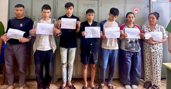 Tạm giữ hình sự Anh 'Khàn' và 6 đối tượng gây rối trật tự ở Sa Pa