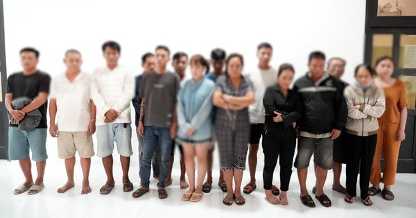 Triệt xóa đường dây đánh bạc giữa rừng cao su