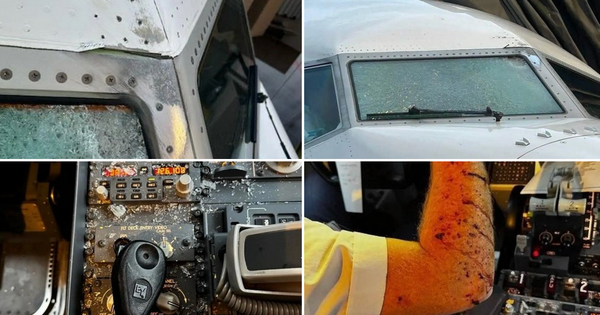 Máy bay Boeing 737 của Mỹ chở 140 người va trúng vật thể bí ẩn giữa không trung