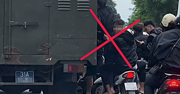 Xử lý nhóm thanh niên đeo bám xe chở phạm nhân trên phố Lê Đức Thọ