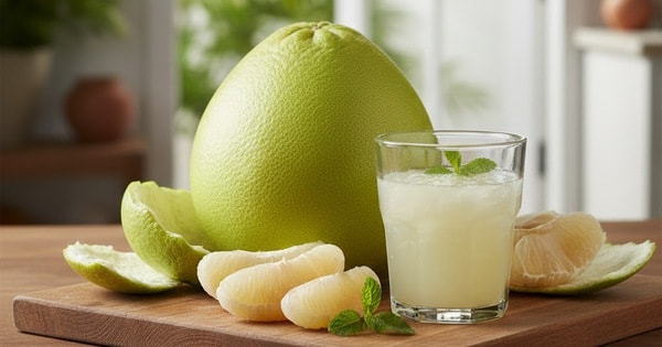 Nên uống nước ép bưởi hay ăn bưởi nguyên múi?