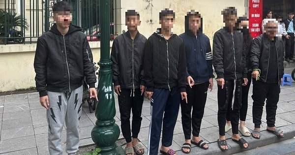 12 thanh thiếu niên rượt đuổi qua nhiều phố, chém nhau trong đêm