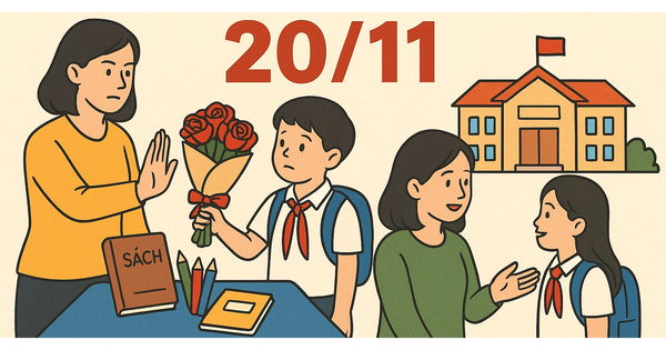 Nhiều trường học "nói không" với hoa, quà nhân ngày 20/11