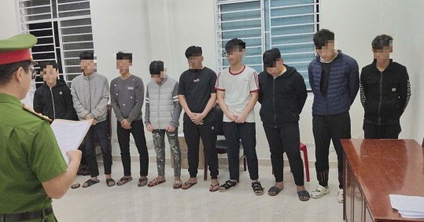Từ mâu thuẫn trên mạng xã hội, 9 thanh thiếu niên bị tạm giam