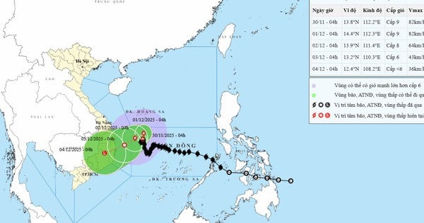 Bão số 15 di chuyển chậm bất thường trên Biển Đông, chuẩn bị tiến vào vùng biển Gia Lai – Đắk Lắk