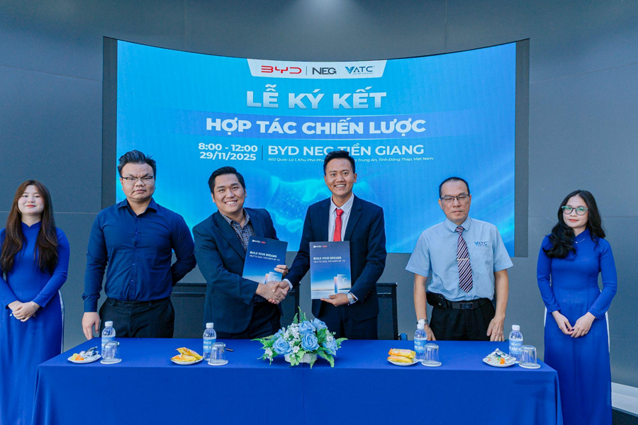 BYD NEG 'bắt tay' VATC: Kiến tạo đội ngũ kỹ thuật xe điện tại Việt Nam