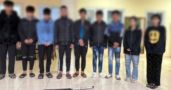 Bắt nhóm thanh thiếu niên truy đuổi, chém người trong đêm ở Hà Nội