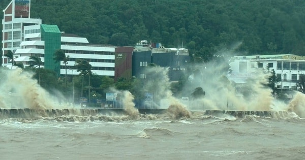 Miền Trung cục bộ có nơi mưa rất to, sóng biển cao đến 3m