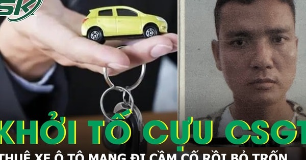 Khởi tố cựu cán bộ CSGT thuê xe ô tô mang đi cầm cố lấy tiền rồi bỏ trốn