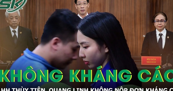 Hết thời hạn kháng cáo, Tòa án không nhận được đơn của Hoa hậu Thùy Tiên và Quang Linh