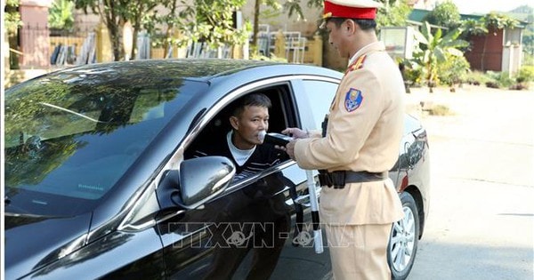Xử lý 126.482 người điều khiển phương tiện vi phạm nồng độ cồn