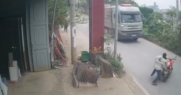 Tạm giữ người đàn ông đẩy CSGT vào đầu xe tải đang chạy