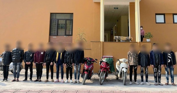 Phạt hơn 90 triệu, tạm giữ 13 xe mô tô của nhóm thanh thiếu niên vi phạm giao thông