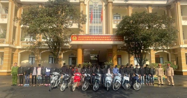 Phóng xe rú ga giữa đêm gây náo loạn, 28 thanh thiếu niên chịu hình thức giáo dục đặc biệt