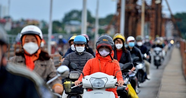 Không khí lạnh mạnh tràn về đúng ngày đầu tiên của năm mới