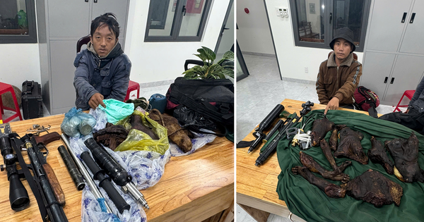 Phát hiện 2 người đàn ông mang theo súng hơi săn bắt động vật hoang dã