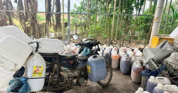 Thu mua gần 2 tấn dầu ăn, mỡ heo đã qua sử dụng để bán kiếm lời