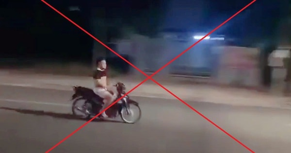 Phạt thanh niên bỏ 2 tay khi đi xe máy, không đội mũ bảo hiểm