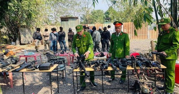 Mang súng bắn đạn nhựa chơi đánh trận giả, 23 thanh niên bị công an xử lý