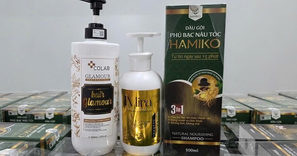 45.000 sản phẩm thuốc nhuộm tóc giả được phân phối như thế nào?