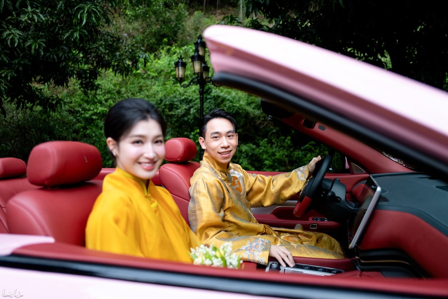 Hé lộ dàn xe dâu độc bản trong đám cưới của năm Minh Hoàng - Phương Nhi