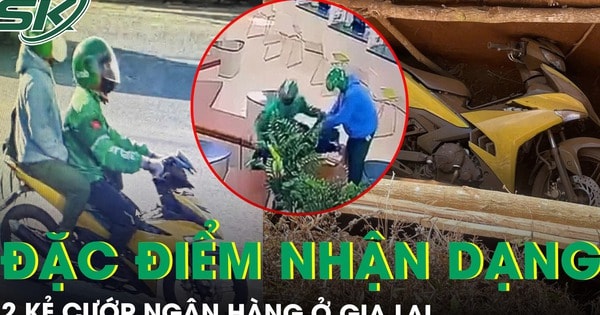 Đặc điểm nhận dạng 2 kẻ cướp ngân hàng ở Gia Lai: 1 người nói giọng miền Nam, 1 người giọng miền Trung, chôn xe Exciter