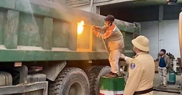 Phạt hơn 60 triệu đồng vì cơi nới thùng xe tải