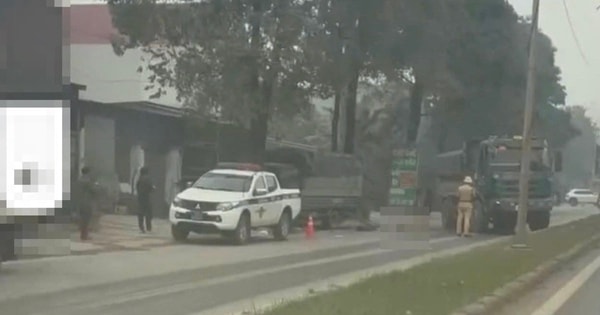 Va chạm xe ben trên Quốc lộ 1B, một cán bộ CSGT tử vong