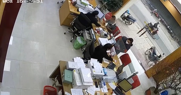 Video vụ cướp ngân hàng tại Lào Cai