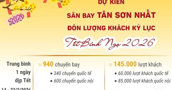 Sân bay Tân Sơn Nhất dự kiến đón lượng khách kỷ lục dịp Tết Nguyên đán