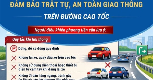 Đảm bảo trật tự, an toàn giao thông trên đường cao tốc