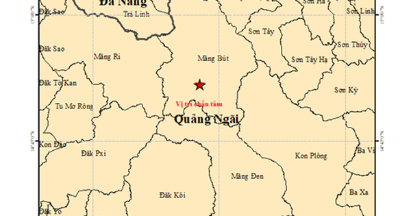 Quảng Ngãi hứng 6 trận động đất liên tiếp những ngày đầu năm Bính Ngọ