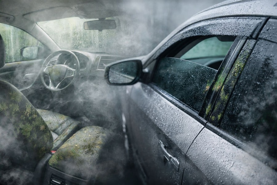 Trời nồm ẩm nên mở cửa kính ô tô?