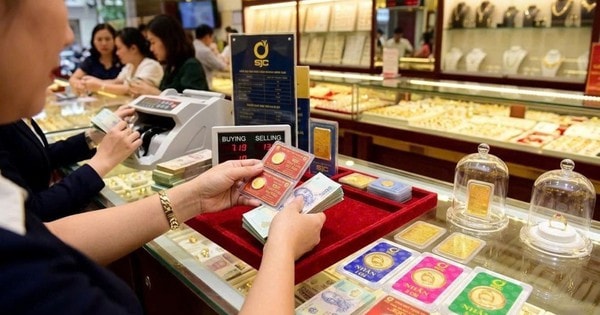 Giá vàng SJC giảm hơn 2 triệu đồng trong buổi sáng