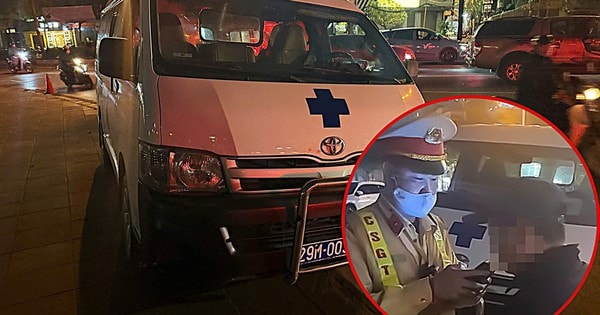 Tài xế xe biển xanh phục vụ nhà tang lễ vi phạm nồng độ cồn, phương tiện bị niêm phong